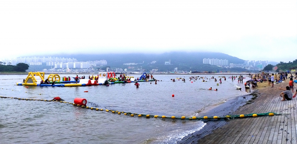 전남 여수 웅천해수욕장은 코로나19 ‘안심 예약제’ 시범운영을 했다. (출처: 여수시청)