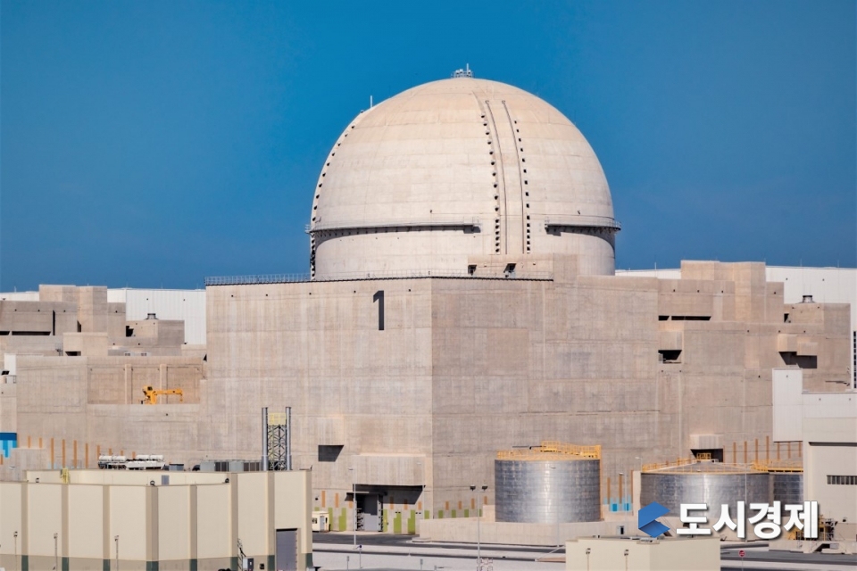 UAE 바라카 원전 1호기. (출처: 한국전력공사)